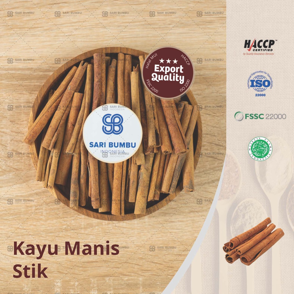 

Kayu Manis Stik/Bubuk (Cinnamon Stick/Powder)