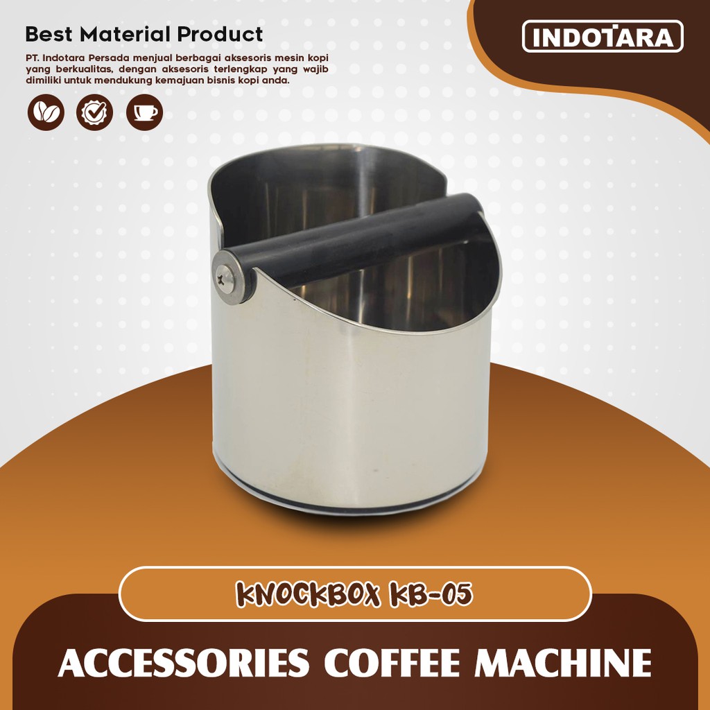 Tempat Ampas Kopi / Knock Box Coffee Stainless Steel - KB05