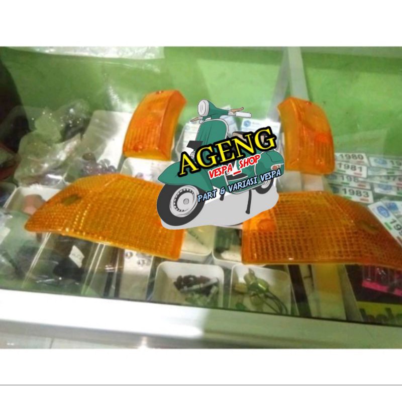 Mika sein vespa px ps exclusive. Dkk  lampu sein vespa