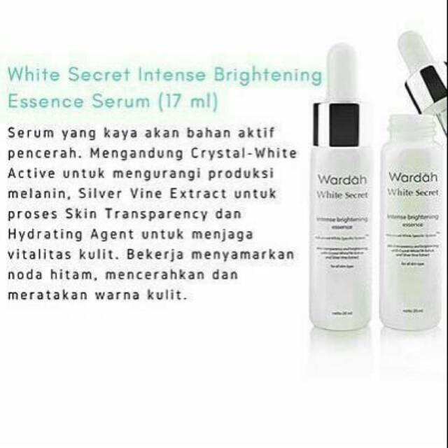 Wardah White Secret Serum