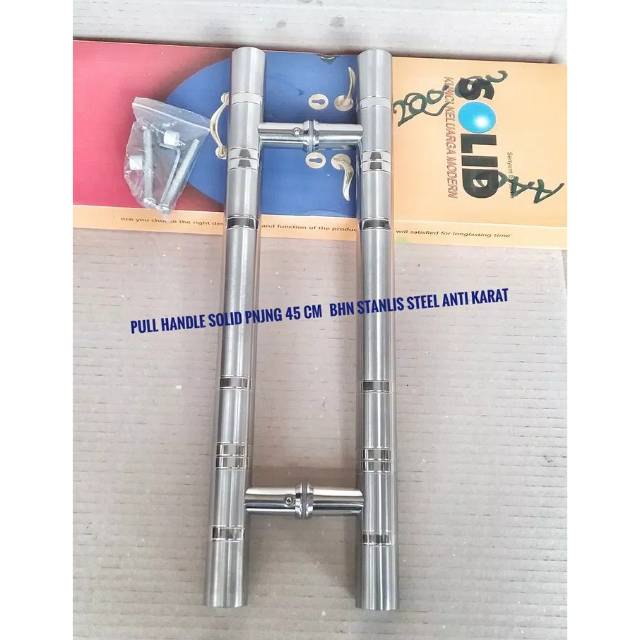 Promo pull handle solid 45cm tarikan pintu kayu pintu besi pintu kaca