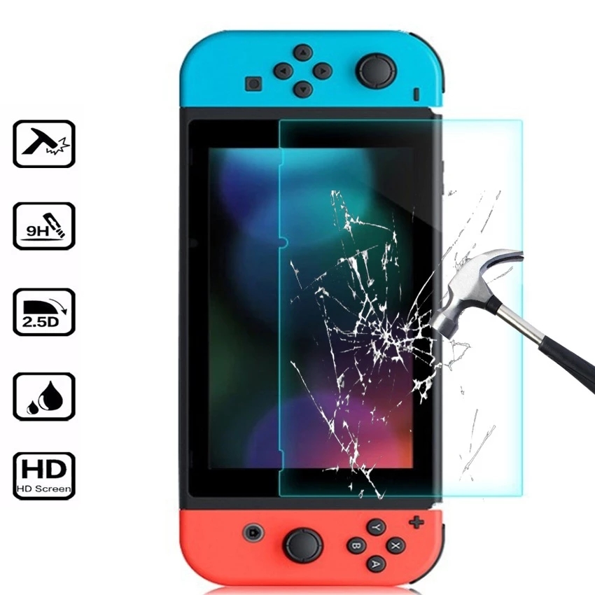 (Hd Jernih 9h Pelindung Layar Tempered Glass Untuk  Switch