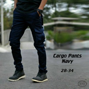 Celana Cargo Panjang Navy