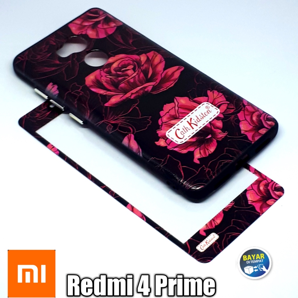 Casing Xiaomi Redmi 4 Prime Case 360 CK + Tempered Glass