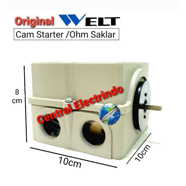 Cam Starter Ohm Saklar 4Pole GZ-32A 7000Watt I-0-II (ON-OFF-ON) WELT.