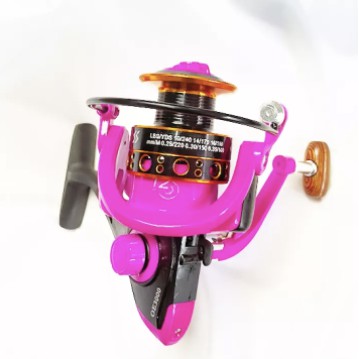 Reel Yumoshi 12 BB Spool Besi Stabilo Hijau dan Pink drag max 8 kg murah