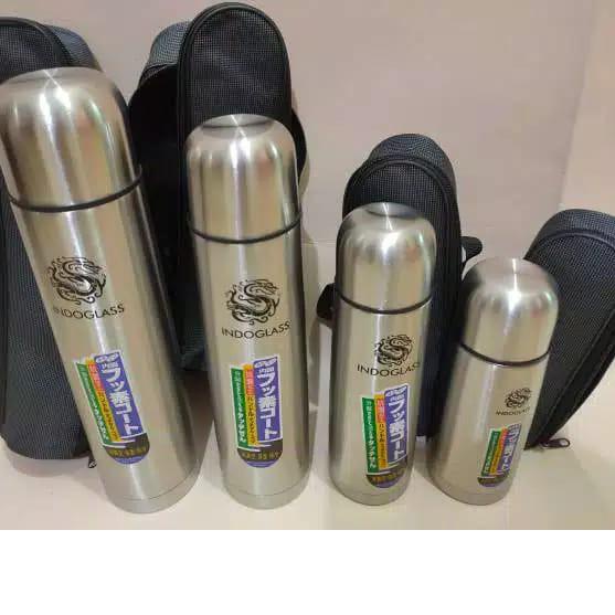 ✶ TERMOS TREMOS STAINLESS STEEL 350 500 750 1000 ML FREE TAS TERMOS AIR PANAS ES KECIL MINI POLOS ۩