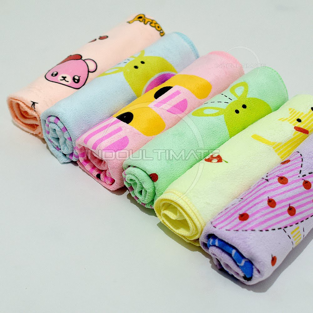 Handuk Bayi Daya Serap TINGGI / Handuk Mandi Anak Baby Towel Lembut HB-02 - RANDOM MOTIF