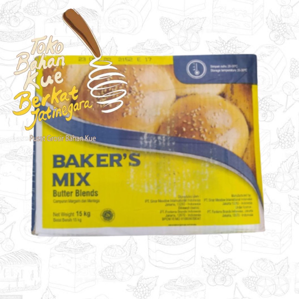 

ANCHOR BAKERS MIX BUTTER BLEND 15 KG / BAKER CAMPURAN MENTEGA