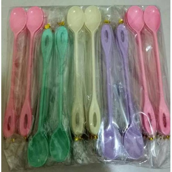Souvenir Pernikahan Sendok Bayi / Sendok Jus Kemas Plastik