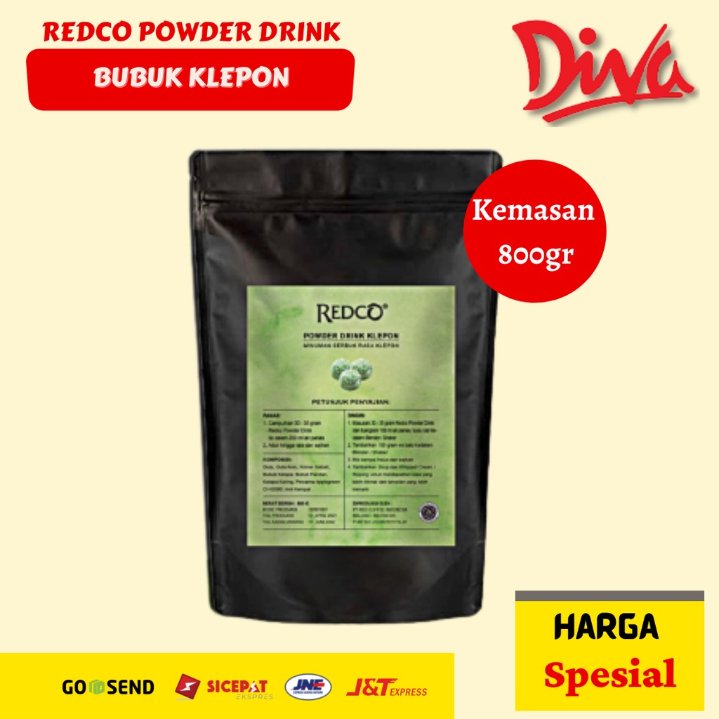 

[800gr] Redco Powder drink bubuk rasa klepon