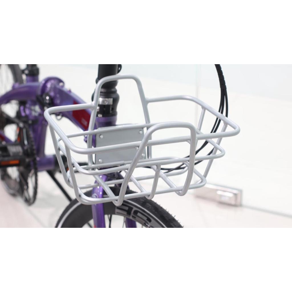 KERANJANG BASKET SEPEDA LIPAT FRONT BLOCK ION LUCE ELEMENT BIKE - SILVER