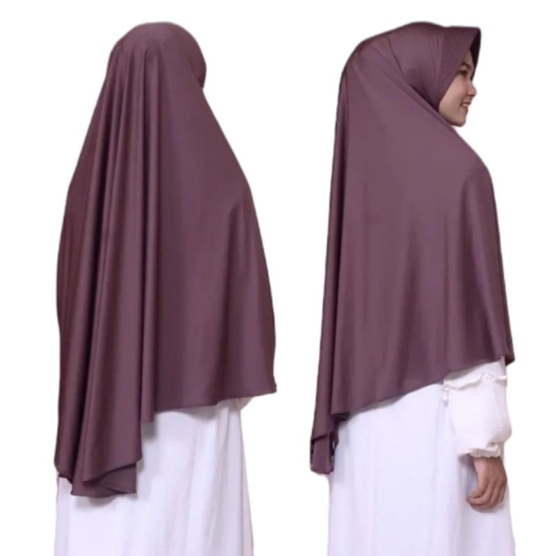 BERGO JERSEY JILBAB KHIMAR JERSEY JUMBO XL