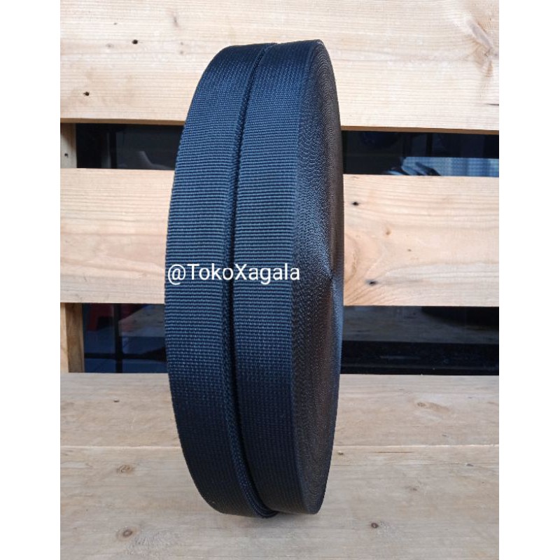 Tali Webbing Tas Setting SF 2.0 Cm Hitam