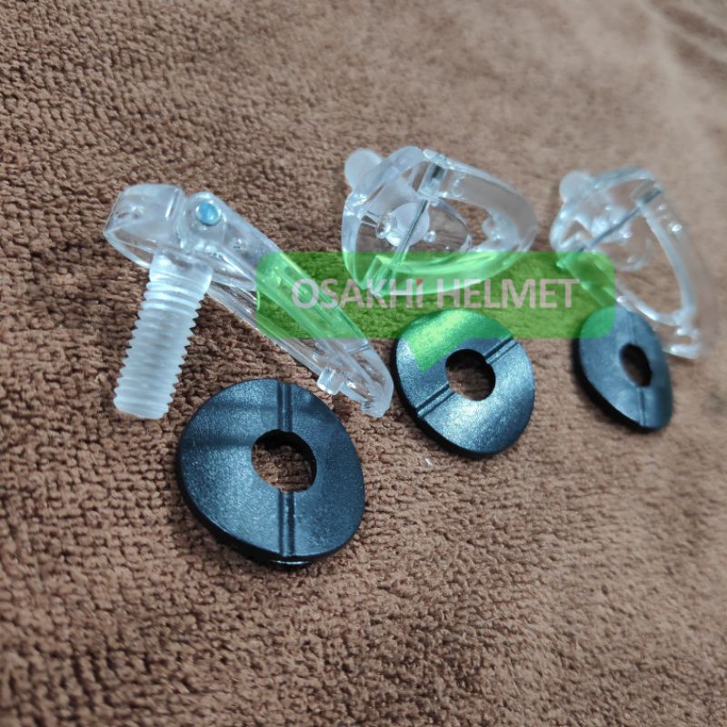 Kancing Pet Topi MDS Super Pro Baut Helm MDS Supermoto Ori Original - Osakhi Helmet - Toko Helm Klat