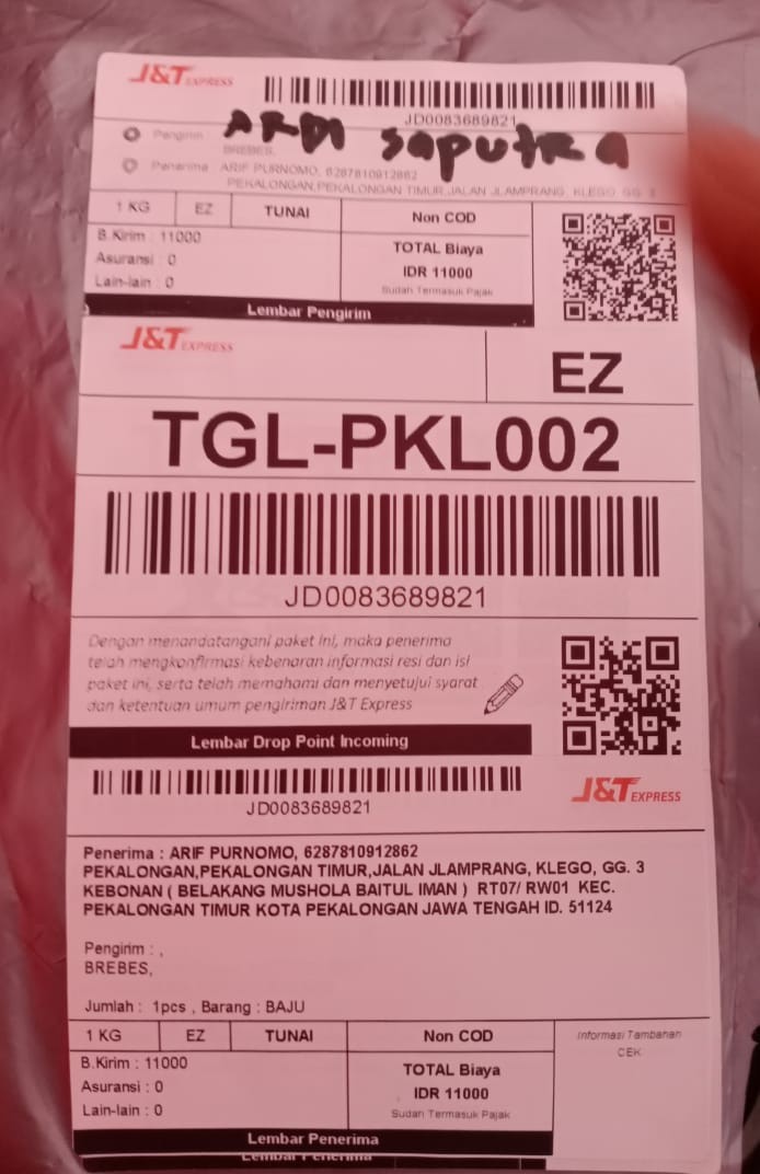 Kemeja Batik Pria Lengan Panjang Size M L Xl Xxl  Bswart Batik Hrb026 Motif Jalu Emas Seragam Batik