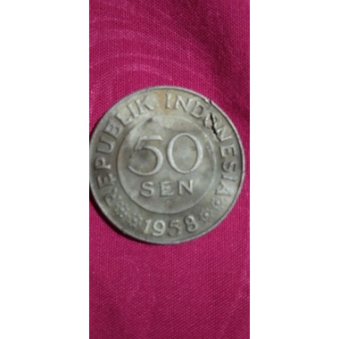 koin 50 sen tahun 1958