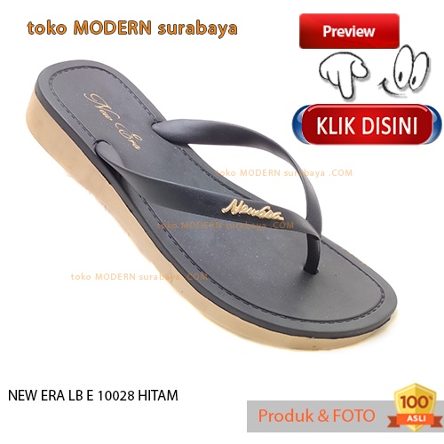 Sandal wanita casual sandal jepit karet murah NEW ERA LB E 10028