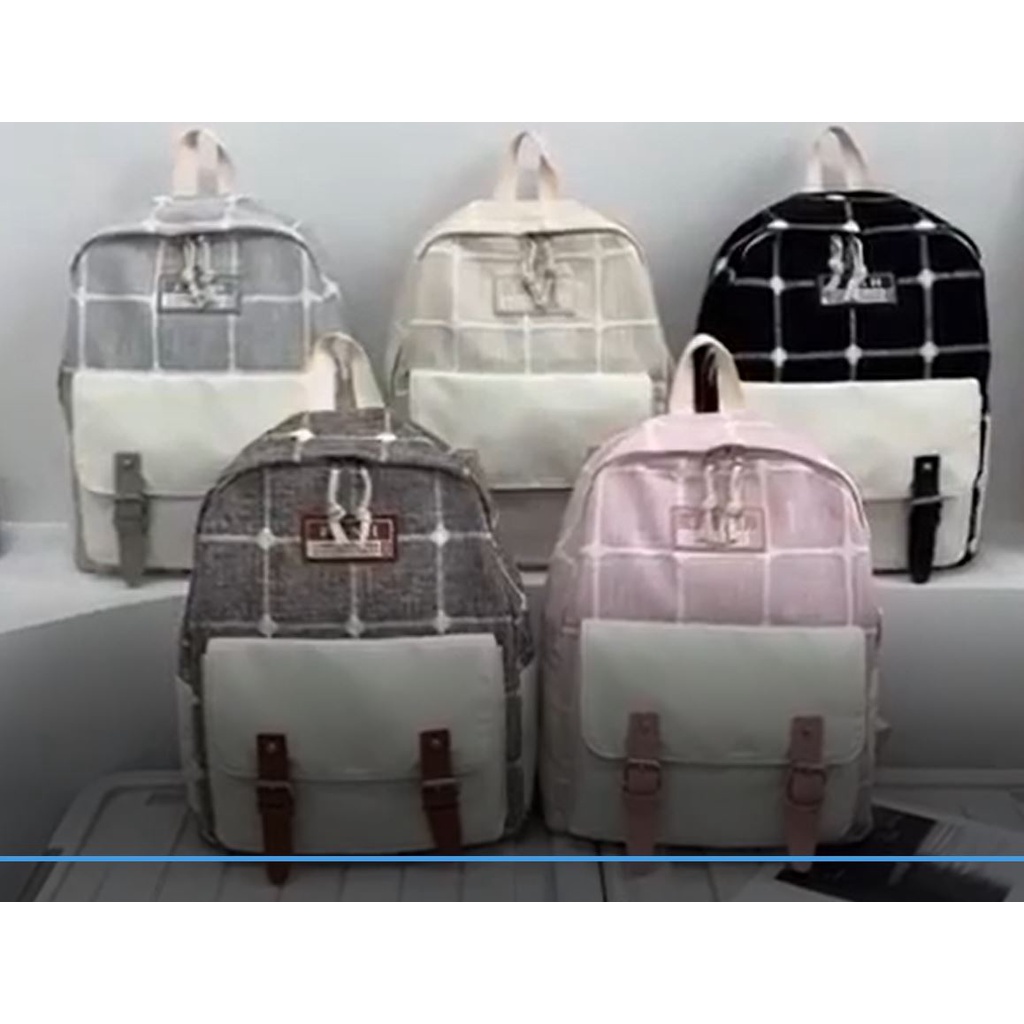 Khatinstore Tas Sekolah Anak SD SMP SMA / Kuliah / Jalan / Import / Merek Fas / Korea / Ready Jakarta / 521