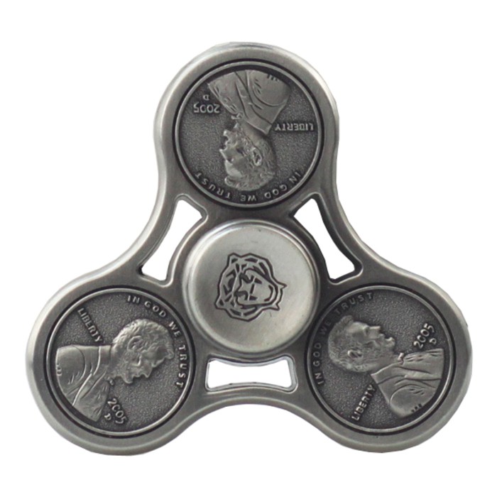 Hand Spinner Triangle EDC Coin [SILVER]