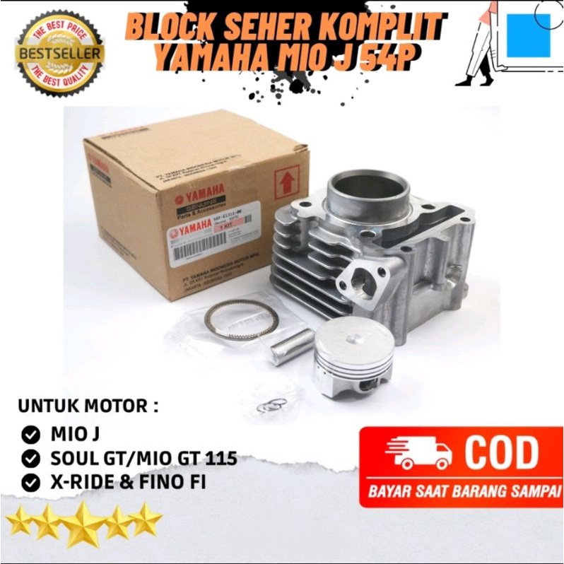 BLOK SEHER KOMPLIT MIO J FINO X-RIDE 115 SOUL GT 115