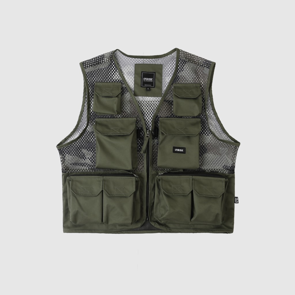 

Epidemic Green Parker Rompi - Vest Epidemic