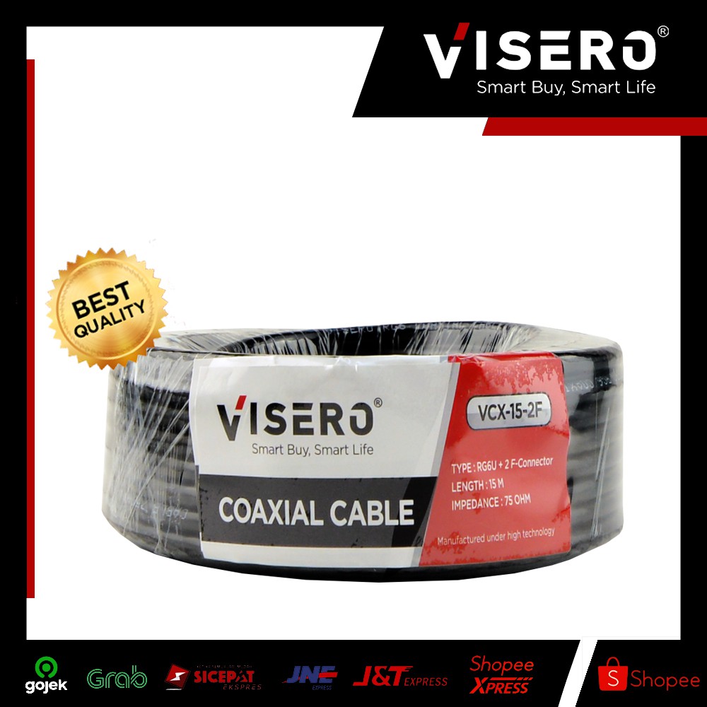 Cable RG6/Kabel RG6/Kabel Parabola/Cable Parabola Coaxial 15M Visero