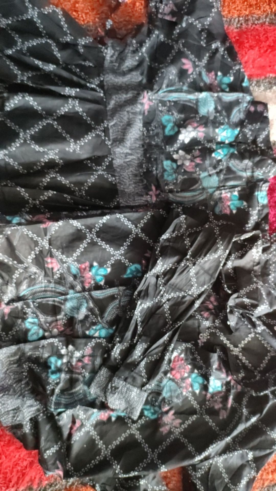 Maura Cople - Sania Ruffle Batik Cople Jazzy Gamis Syari -gamis Kerah Jazz