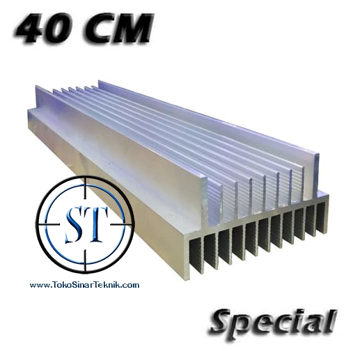 Heatsink Special Yiroshi 40 CM for LED Peltir Audio Mesin Pendingin Coller Heat Sink HS Box Power Ampli 40cm Tebal