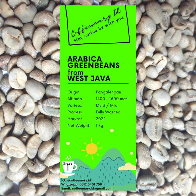 

BAYAR DITEMPAT GREEN BEAN - ARABIKA - JAWA BARAT - FULLY WASHED - GRADE 1 - 1 KG KOPI /KOPI RUBE/KOPI KAPAL API/KOPI SLB/KOPI PEJUANG/KOPI BUBUK