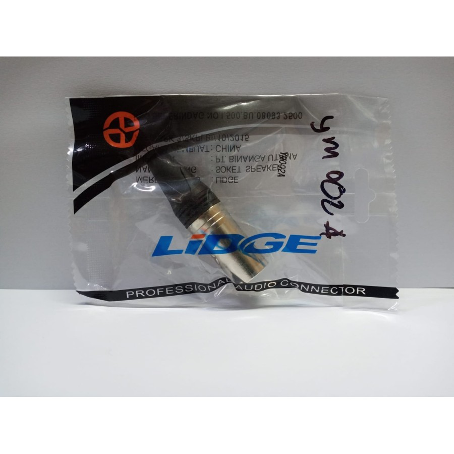 JACK XLR MALE LIDGE YM 002A