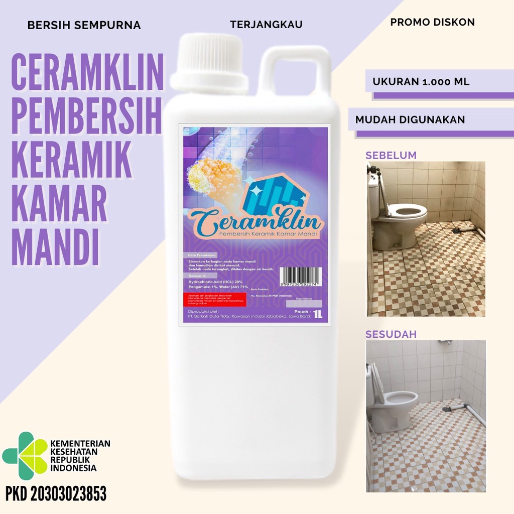 GRATIS BUBBLE!! CREAMCLIN [BONUS KUAS] PEMBERSIH NODA MEMBANDEL PADA KERAMIK DAN PORCELAIN