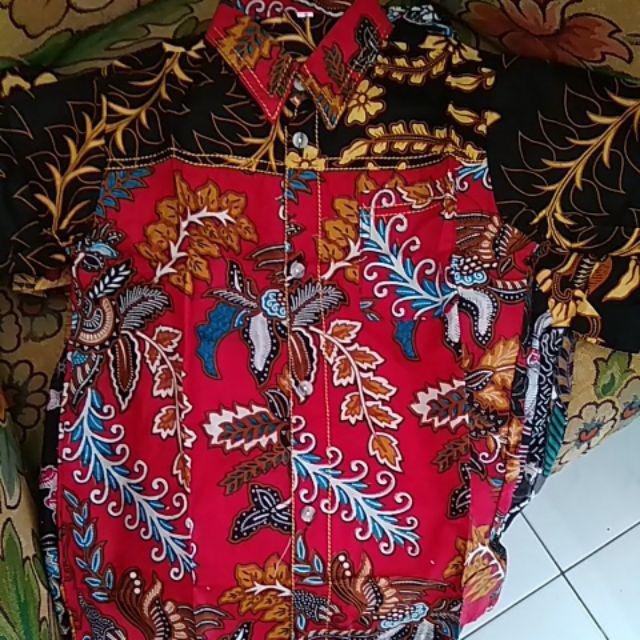 Batik Anak Baju Hem Kemeja Sopal Pendek Pekalongan Murah Exclusive Katun Halus