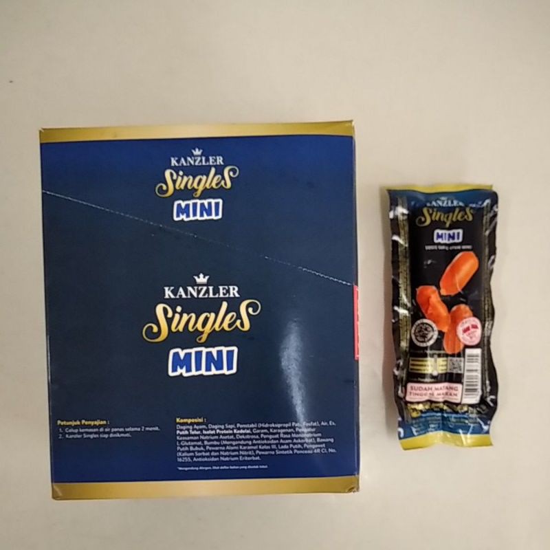 Sosis KANZLER SINGLES MINI 1 Box isi 12 Pack