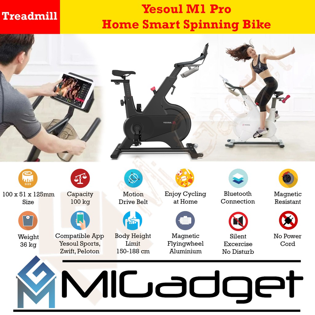 Yesoul M1 Pro Home Smart Spinning Bike Indoor Sepeda Fitness