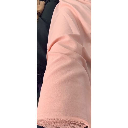 Kain DIAMOND CREPE / DIAMOND GEORGETTE murah-PEACH