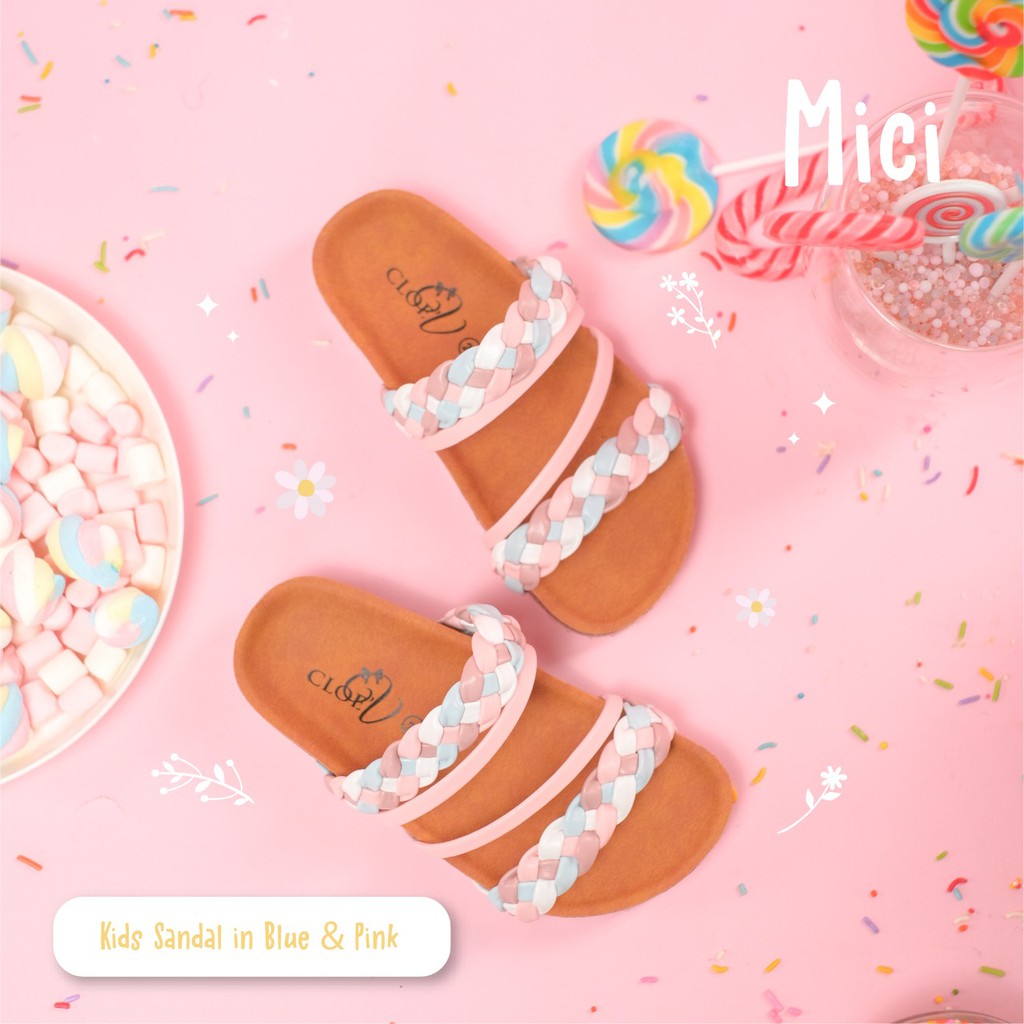 CLOEVKIDS - Mici Size 22-35 Sandal anak perempuan lucu - Candyland Series