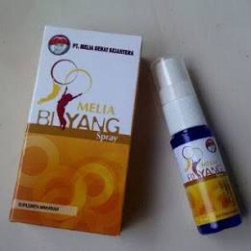 MELIA BIYANG spray obat herbal vitamin wanita pria kesehatan dan kekuatan pria