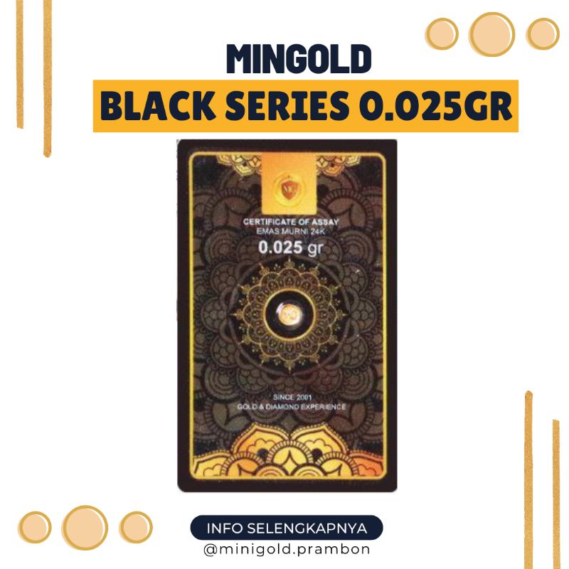 MINIGOLD 0.025GR