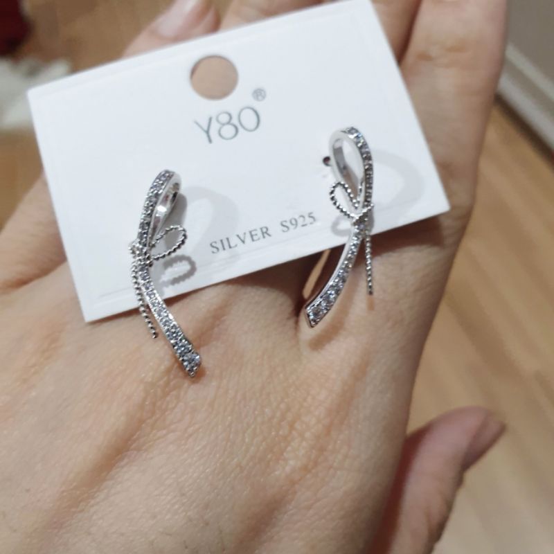 Anting Silver925 Full mata anting silver Anti Karat anti alergi anting premium berlian kilap N-75