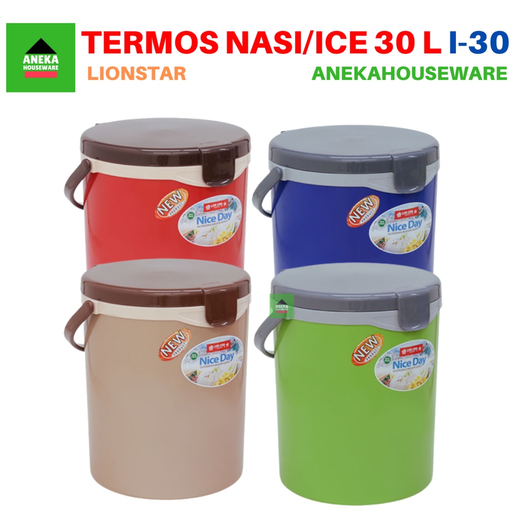 Rice Ice Bucket Hanami Termos Nasi Es 30 Liter I 30 Lion Star