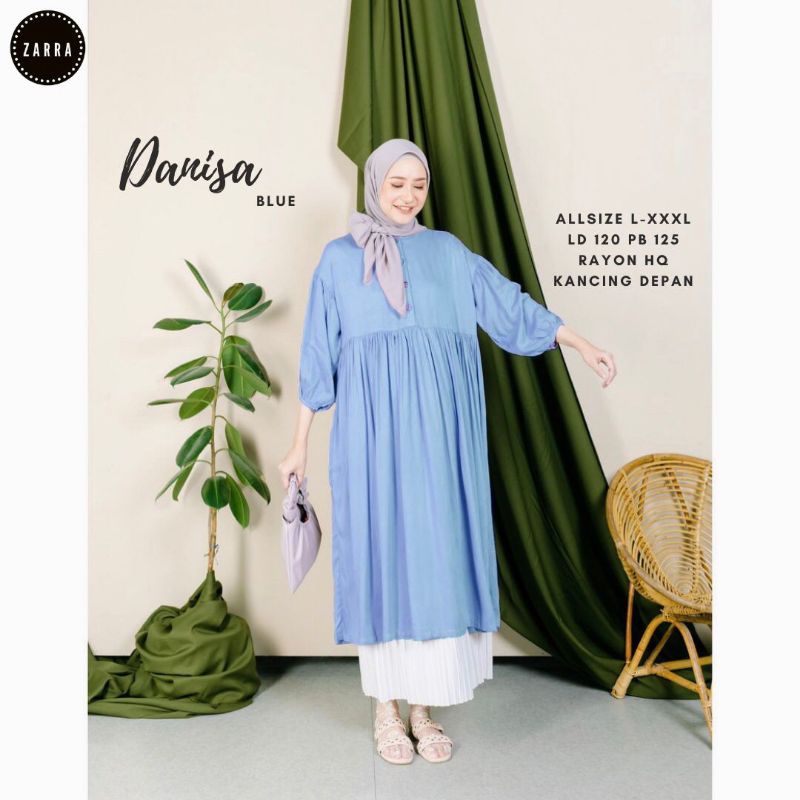 (BISA COD) #MIDI JUMBO# DANISA GAMIS MIDI JUMBO LD 120 cm TERBARU BY ZARRA