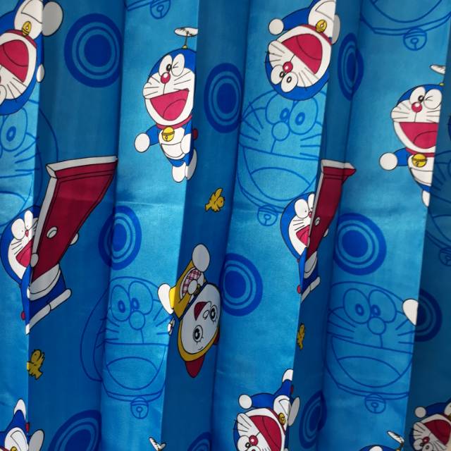 Gorden Plisket Doraemon Lebar 1 Mtr