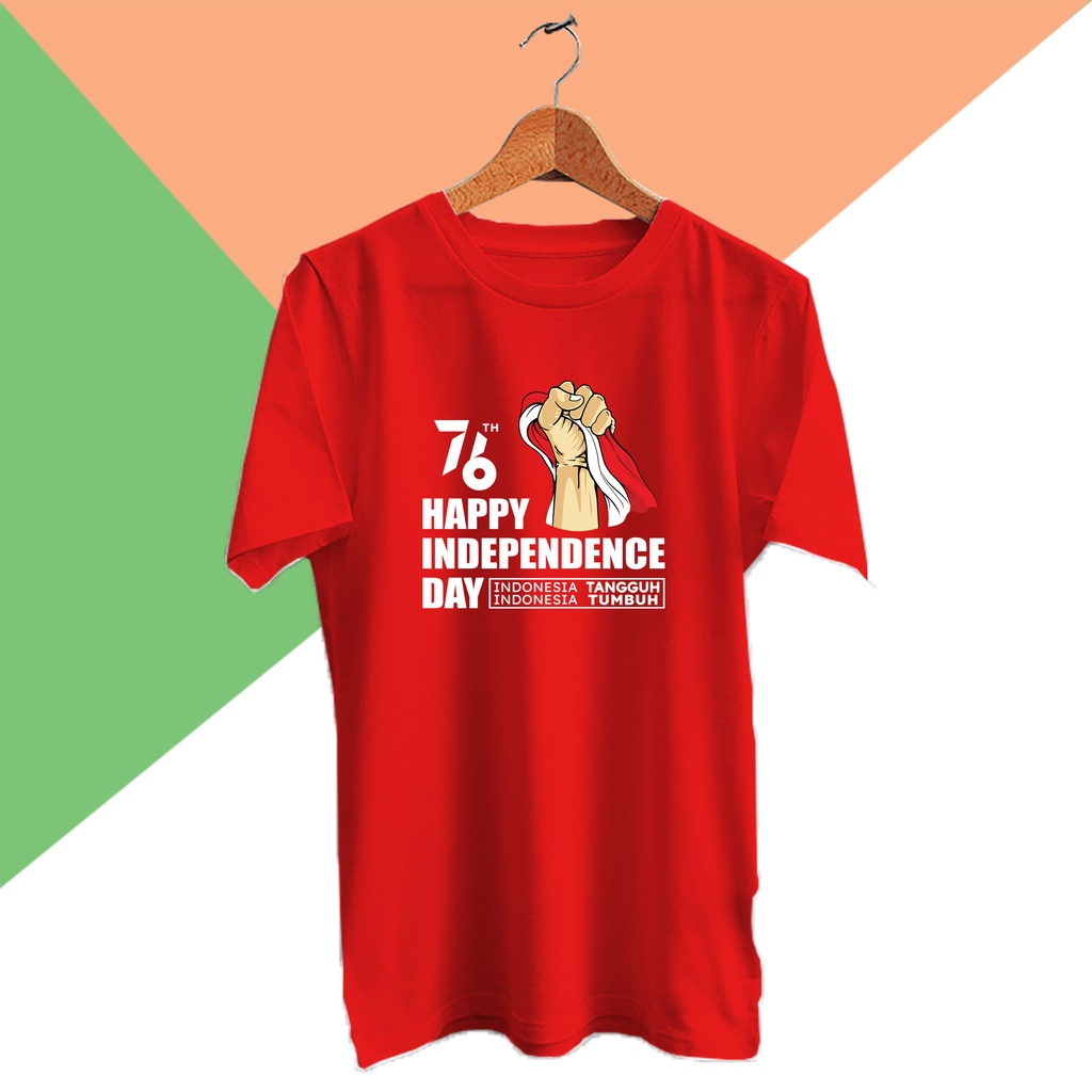 kaos LOGO HUT RI baju kaos HUT RI LOGO