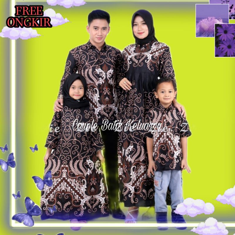 BAJU BATIK COUPLE KELUARGA COUPEL KONDANGAN BATIK KELUARGA KAPELAN KELUARGA