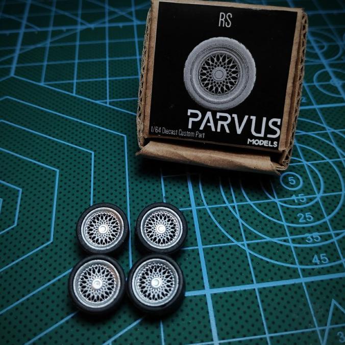 ~~~] Parvus Models Ban Karet BBS RS ukuran 10 Custom Hot Wheels MiniGT