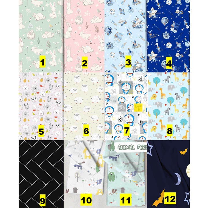 Sprei Kasur Bayi Katun Premium Adem Karet Keliling Bisa Custom Kualitas No 1 Shopee
