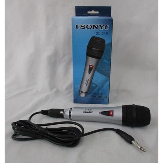 Mic Kabel Vokal Dynamic / Mic Microphone Karaoke SONY SN-218