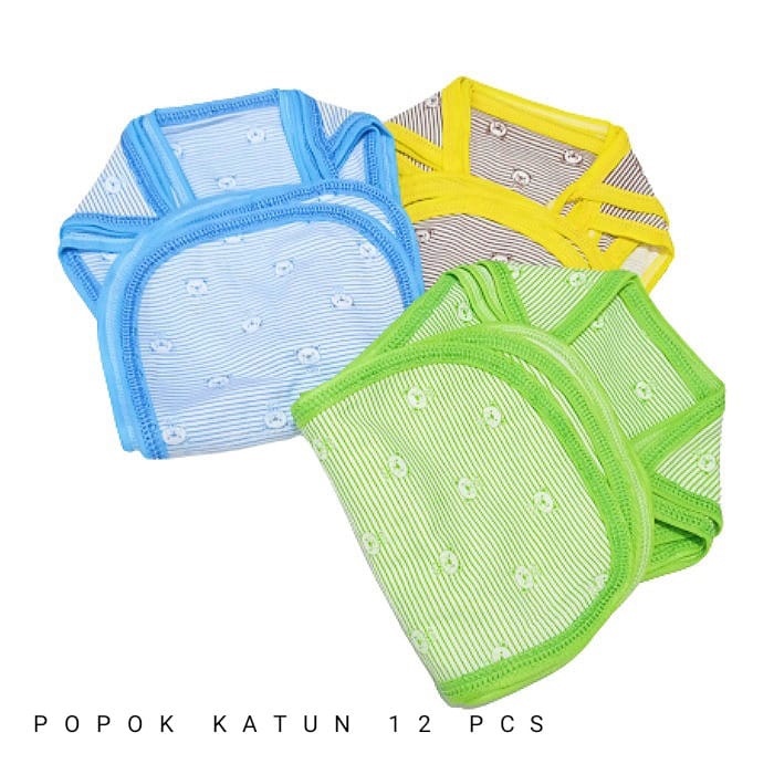 |12PCS | Premium SNI Popok Kain Tali | Popok Bayi