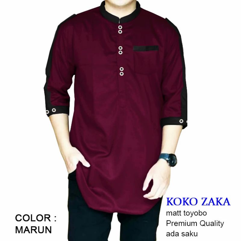 BAJU KOKO ZAKA PREMIUM BAJU QURTA TOYOBO PREMIUM